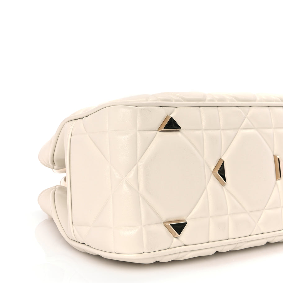 Christian Dior Calfskin Cannage Medium The Lady 95.22  White Image 7