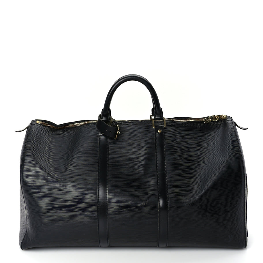 Louis Vuitton Epi Keepall 55 Black Image 1