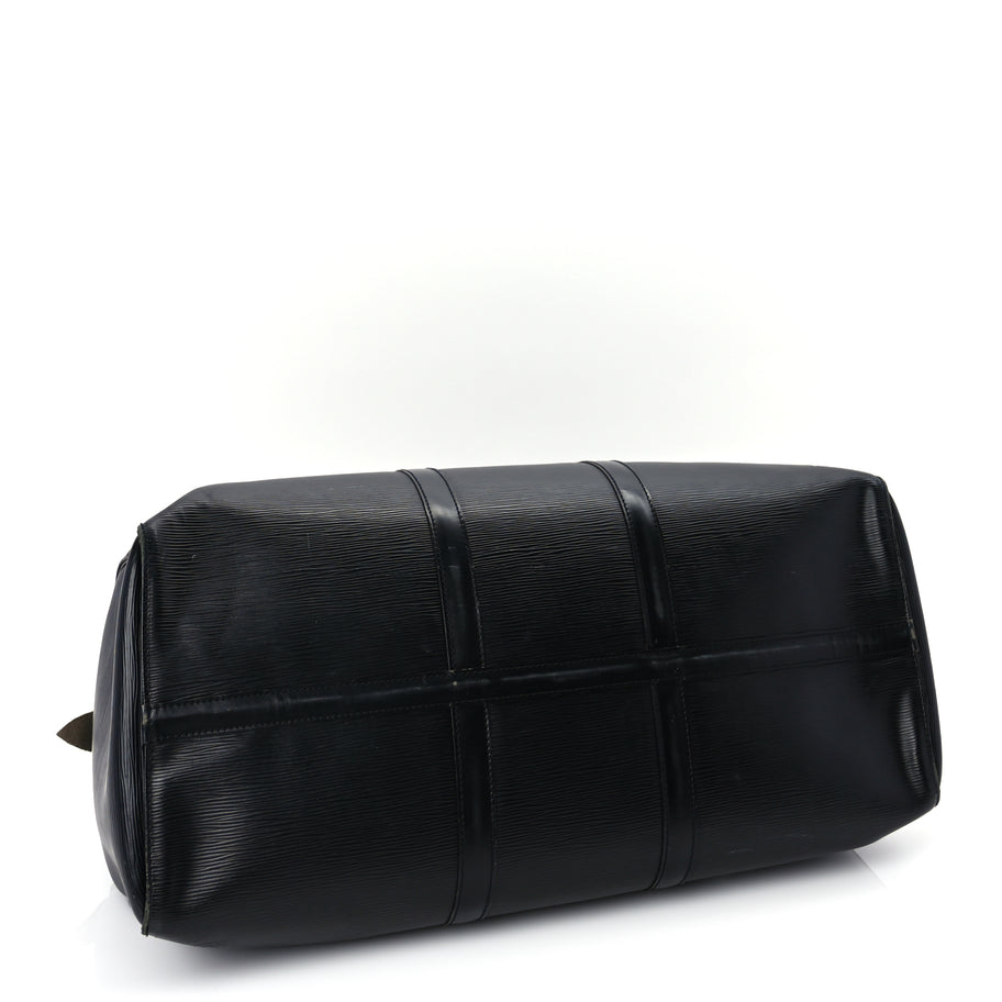 Louis Vuitton Epi Keepall 55 Black Image 3