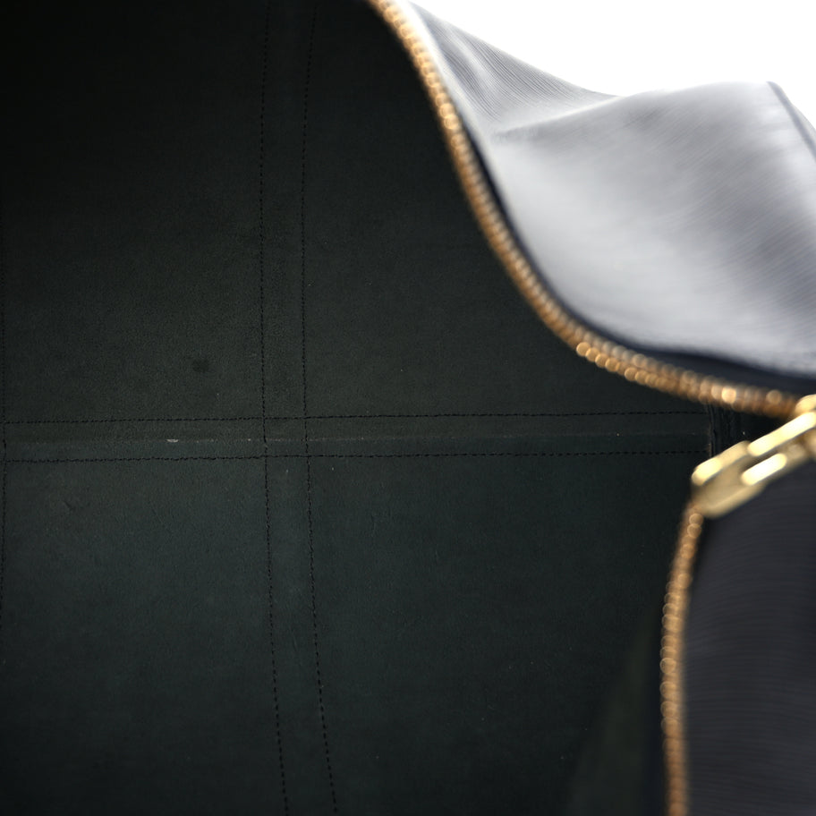 Louis Vuitton Epi Keepall 55 Black Image 4