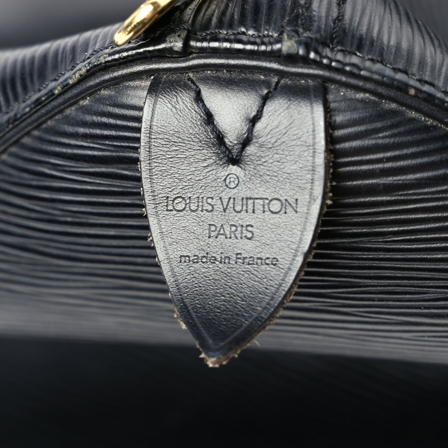 Louis Vuitton Epi Keepall 55 Black Image 5