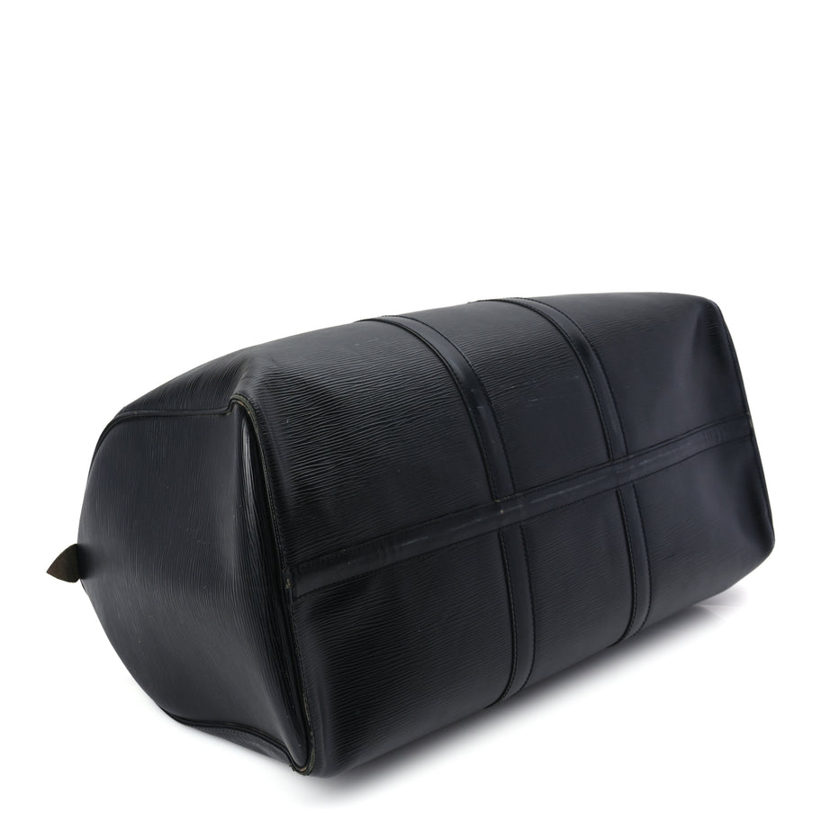 Louis Vuitton Epi Keepall 55 Black Image 7