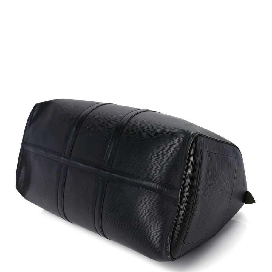 Louis Vuitton Epi Keepall 55 Black Image 8