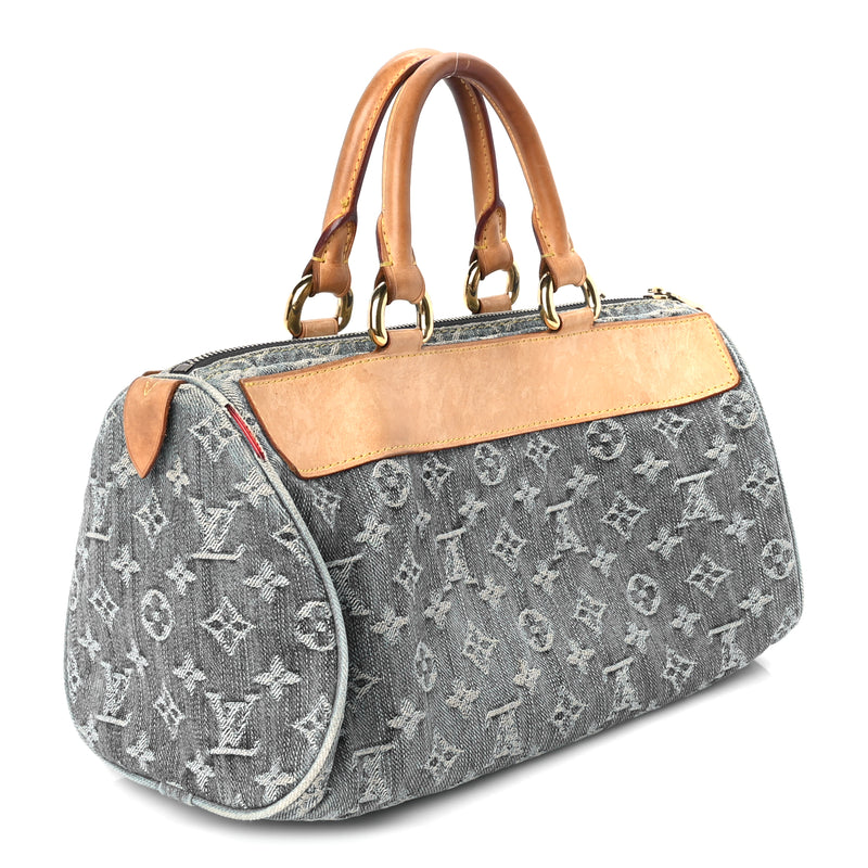  Louis Vuitton Monogram Denim Neo Speedy  Blue