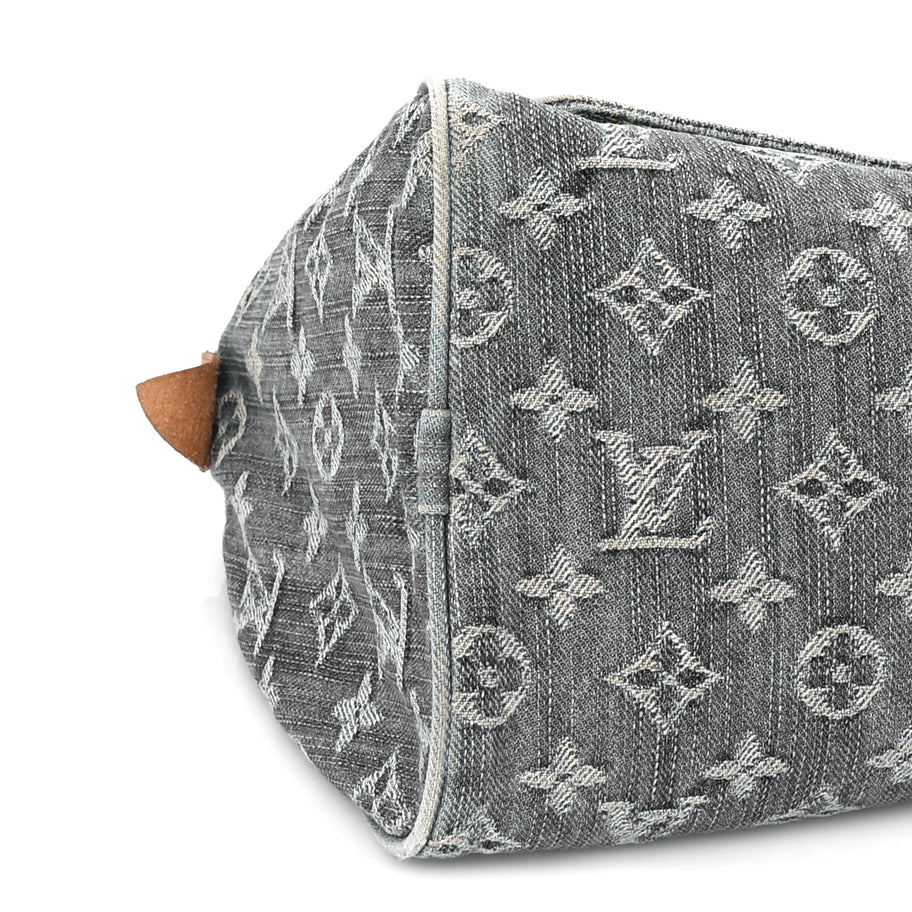 Louis Vuitton Monogram Denim Neo Speedy  Blue Image 7