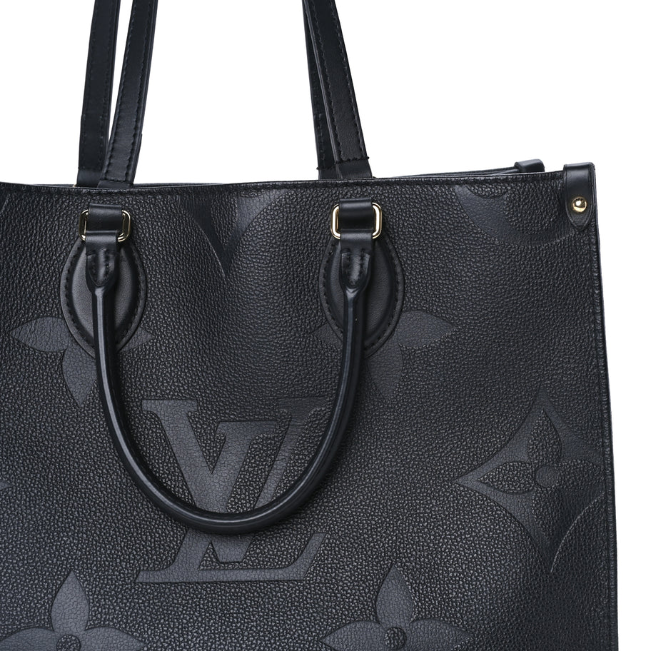Louis Vuitton Empreinte Monogram Giant Onthego MM Black Image 6