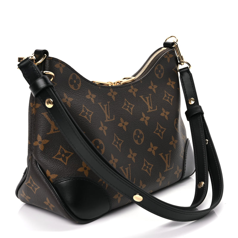  Louis Vuitton Monogram Boulogne NM  Black