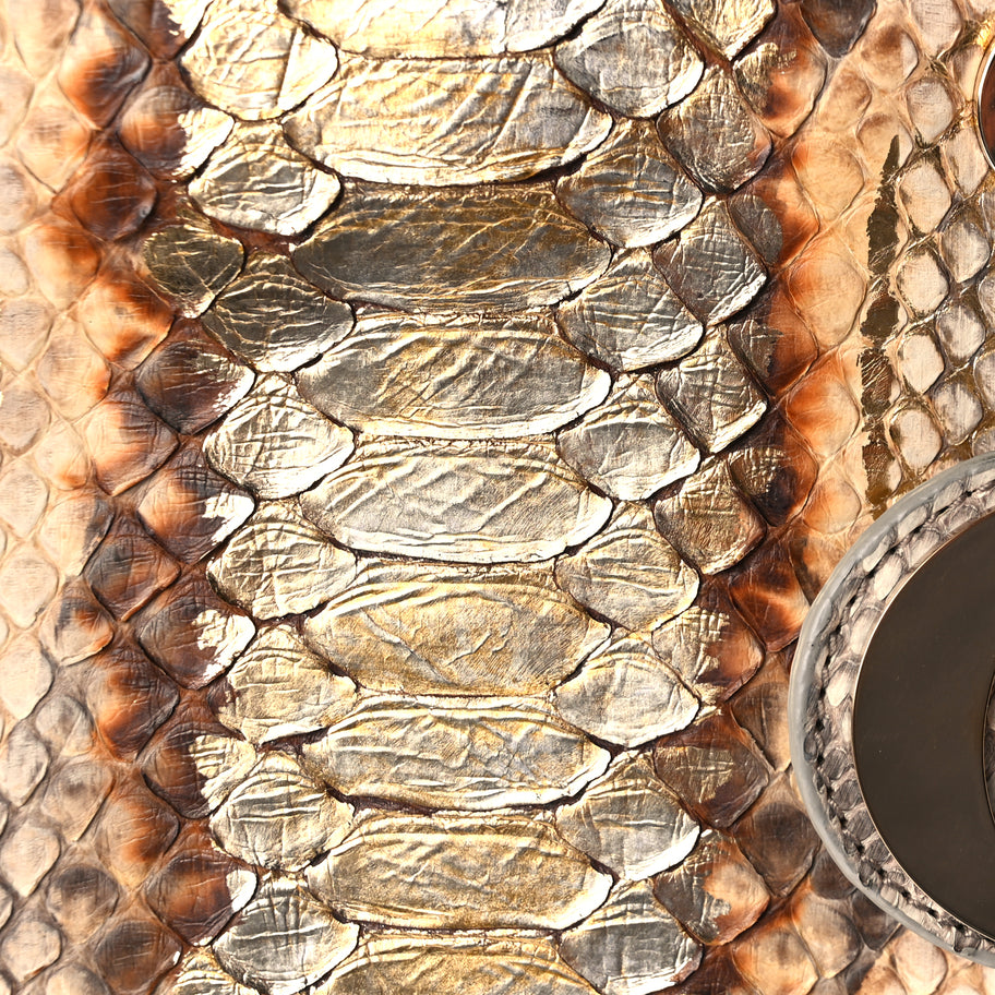 Christian Dior Snakeskin Large Lady Dior Beige Image 6