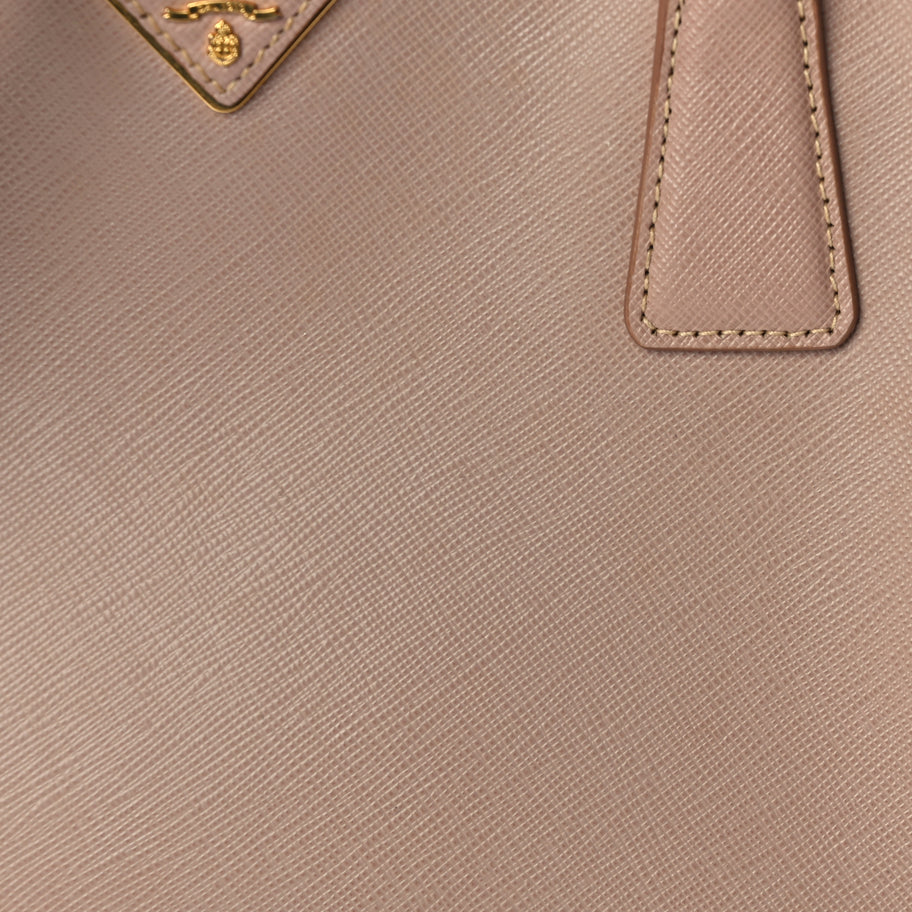 Prada Saffiano Medium Galleria Double Zip Tote Cammeo Image 6