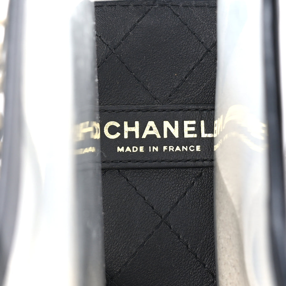 Chanel Lambskin PVC Medium Sand By The Sea Flap  Black Image 5