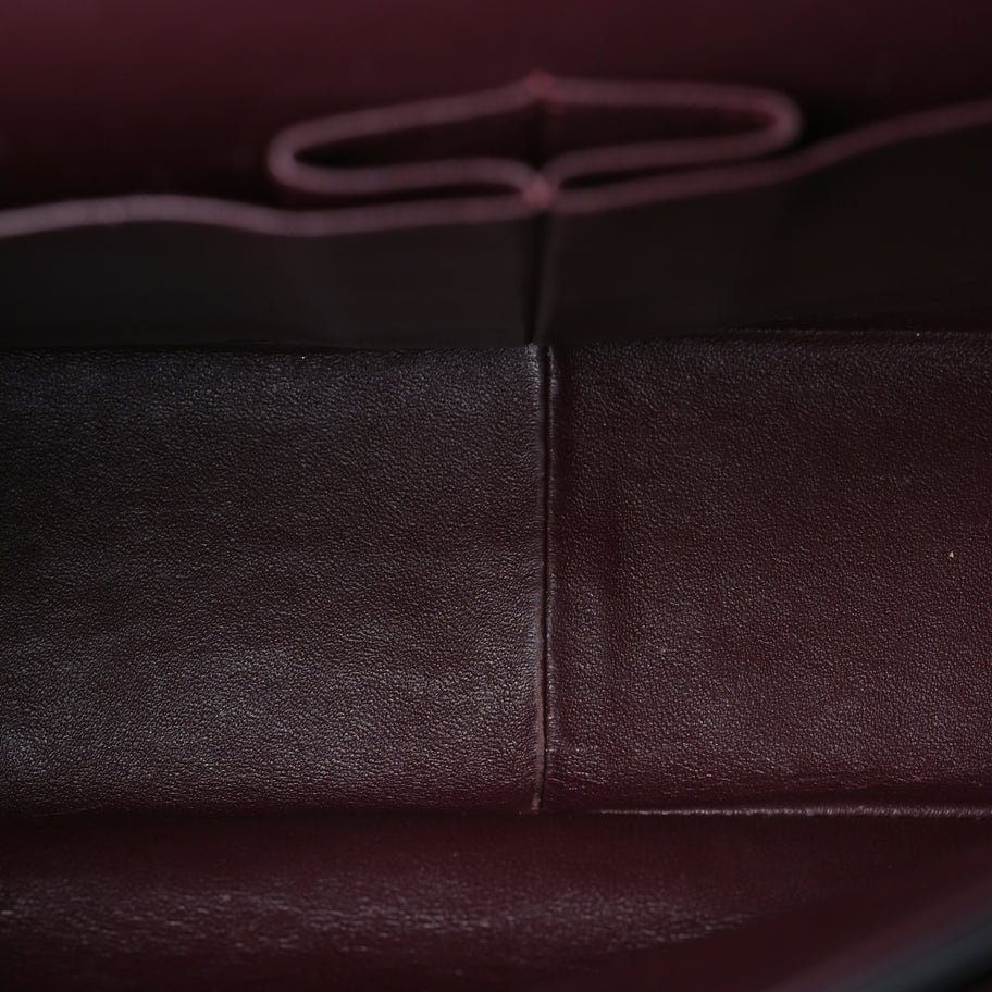 Chanel Lambskin Quilted Jumbo Double Flap Black Image 4