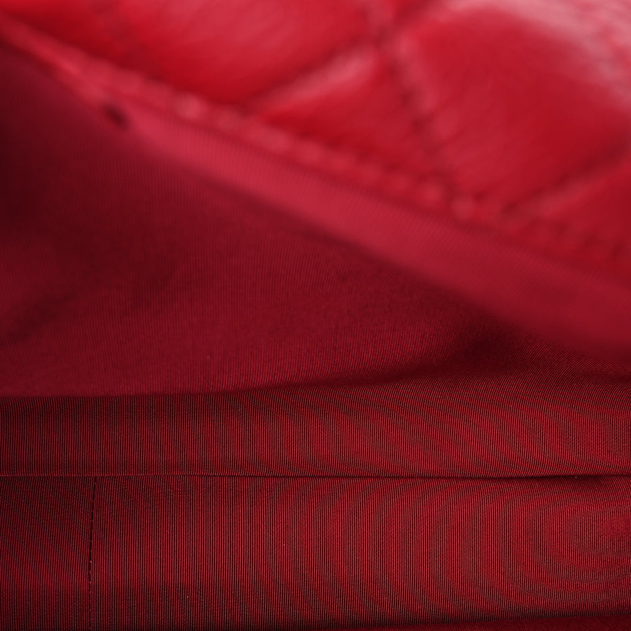 Chanel Calfskin Quilted XXL Travel Flap Bag  Red Image 4