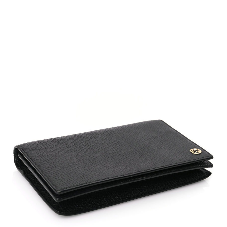 Gucci Dollar Calfskin Medium Betty Chain Wallet Black Image 3