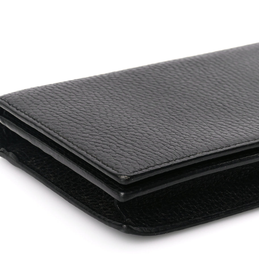 Gucci Dollar Calfskin Medium Betty Chain Wallet Black Image 7