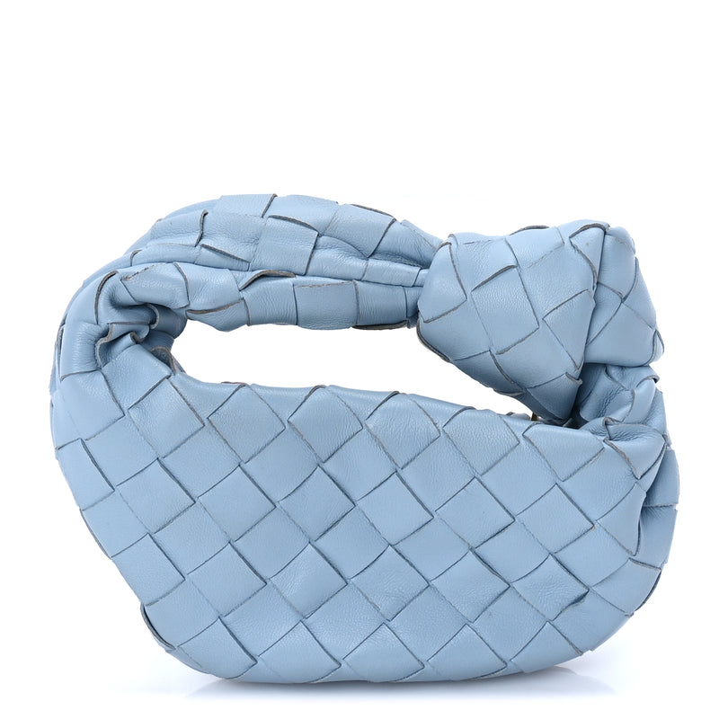  Bottega Veneta Nappa Intrecciato Candy Jodie Ice