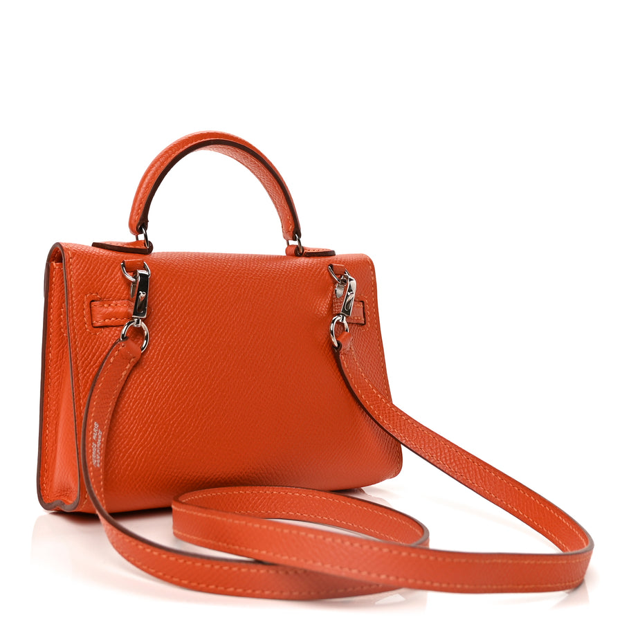 Hermes Epsom Micro Kelly 15  Feu Image 2