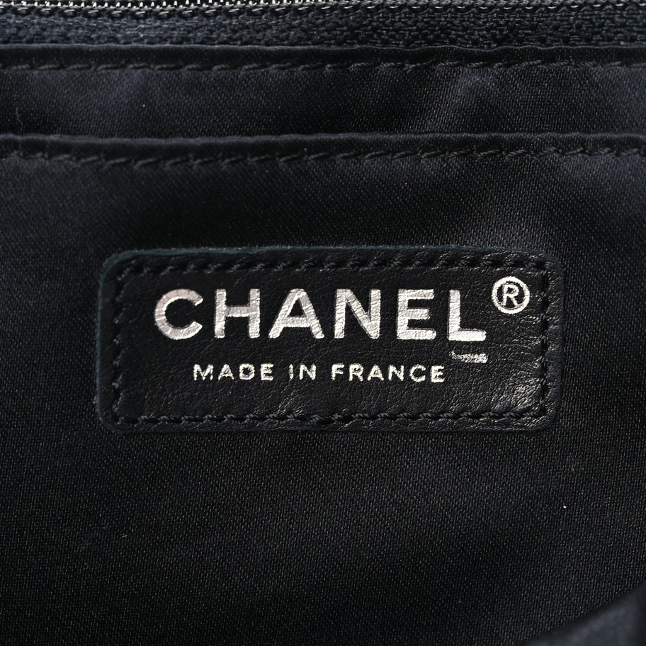 Chanel Sequin Medium Single Flap Dark Silver Image 5