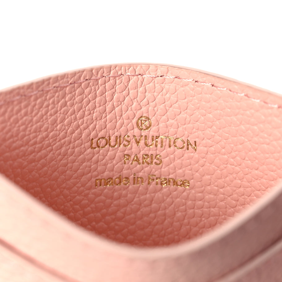 Louis Vuitton Empreinte Monogram LV Charms Card Holder Pink Opale Image 5