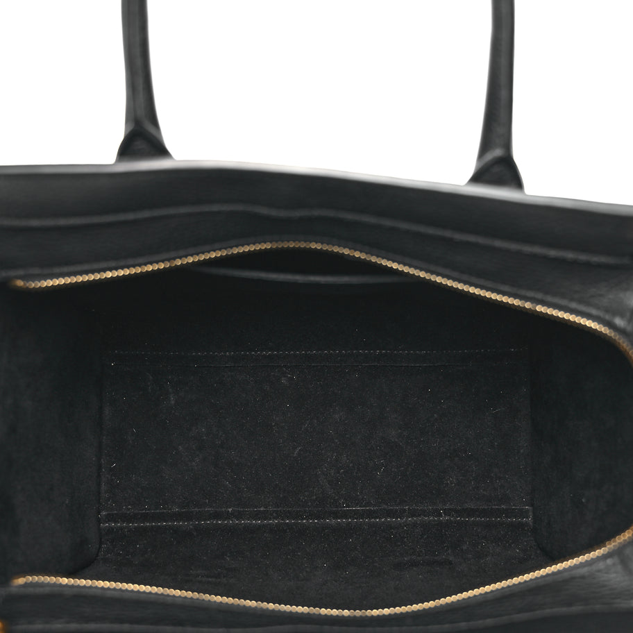 Mulberry Small Classic Grain Small Zipped Bayswater Black Image 4