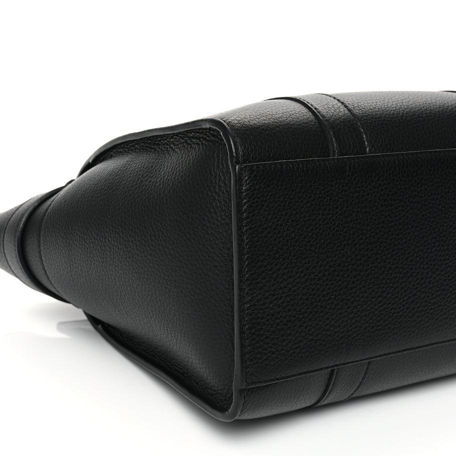 Mulberry Small Classic Grain Small Zipped Bayswater Black Image 7