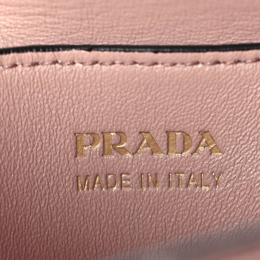 Prada Saffiano Cuir Medium Double Bag Black Mughetto Image 5
