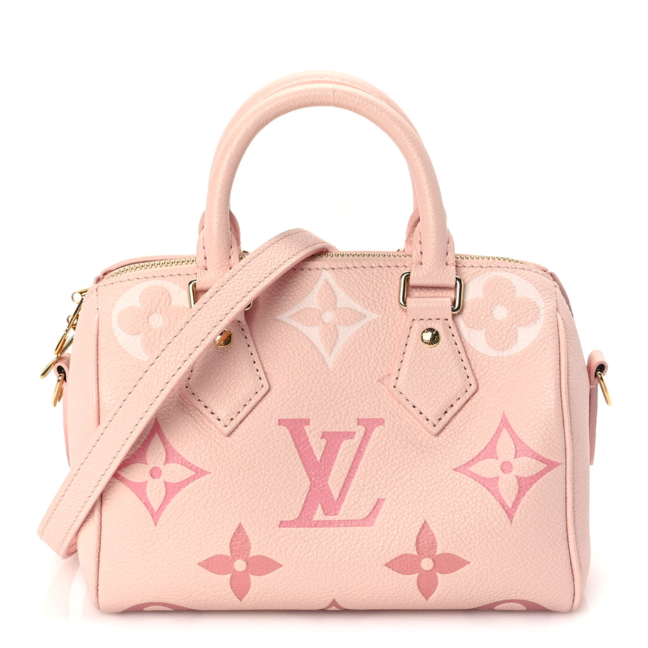Louis Vuitton Empreinte Monogram Giant Speedy Bandouliere 20  Degrade Rose Pink Image 1