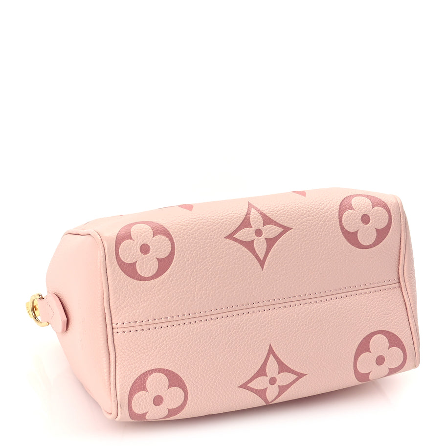 Louis Vuitton Empreinte Monogram Giant Speedy Bandouliere 20  Degrade Rose Pink Image 3
