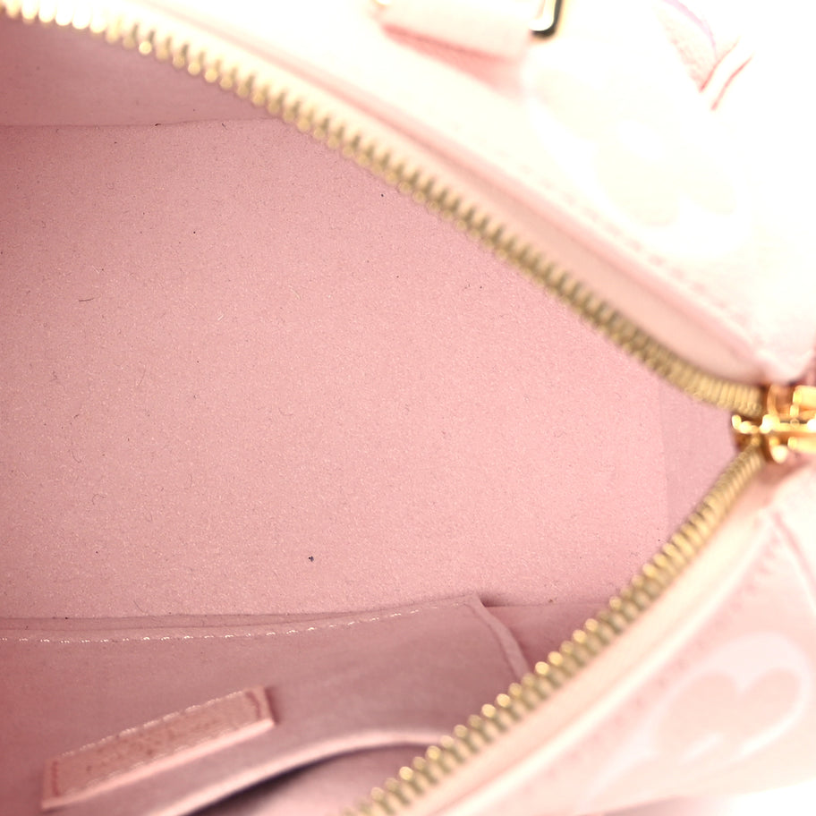 Louis Vuitton Empreinte Monogram Giant Speedy Bandouliere 20  Degrade Rose Pink Image 4