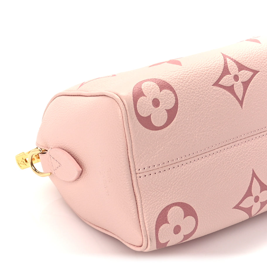 Louis Vuitton Empreinte Monogram Giant Speedy Bandouliere 20  Degrade Rose Pink Image 7