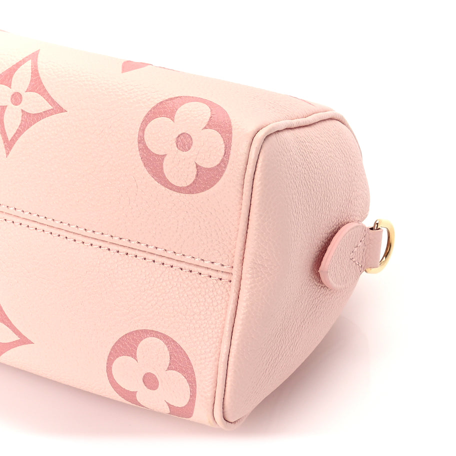 Louis Vuitton Empreinte Monogram Giant Speedy Bandouliere 20  Degrade Rose Pink Image 8
