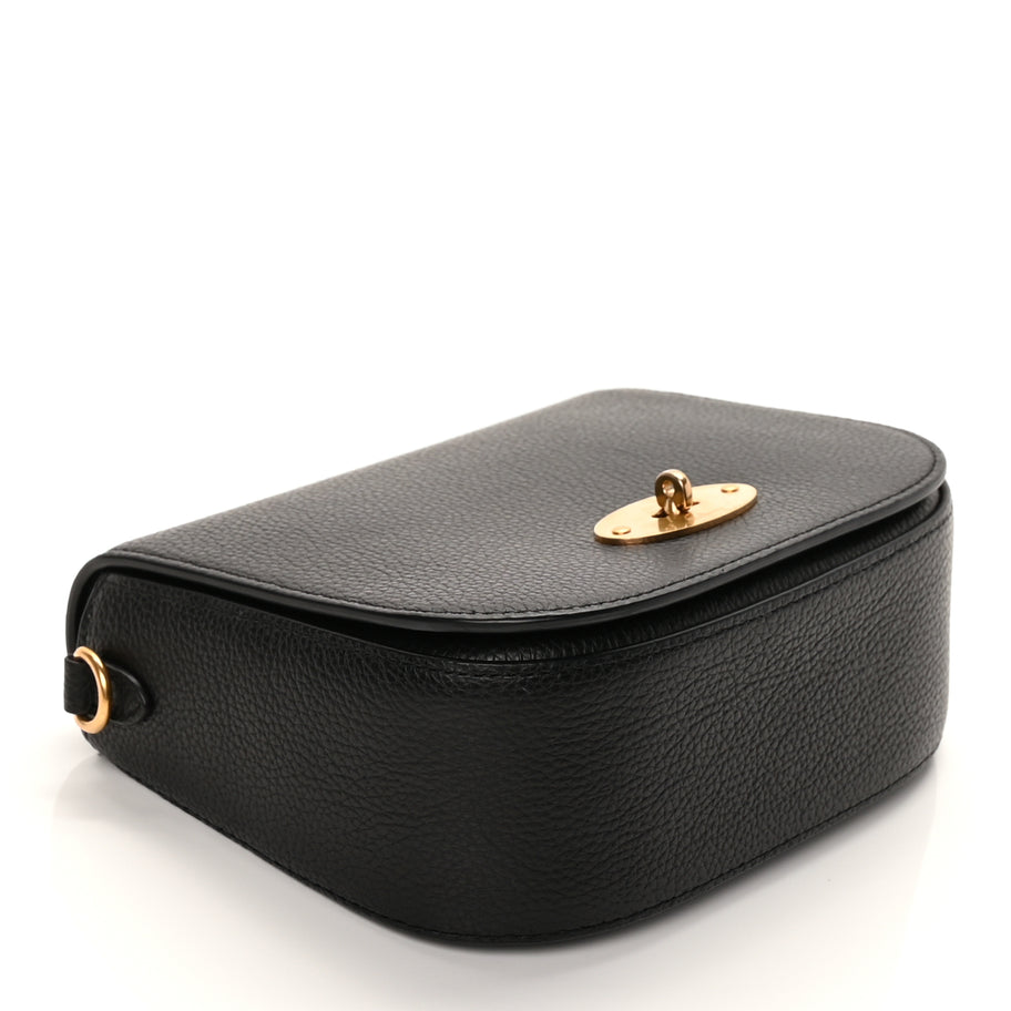 Mulberry Small Classic Grain Calfskin Small Darley Satchel Black Image 3