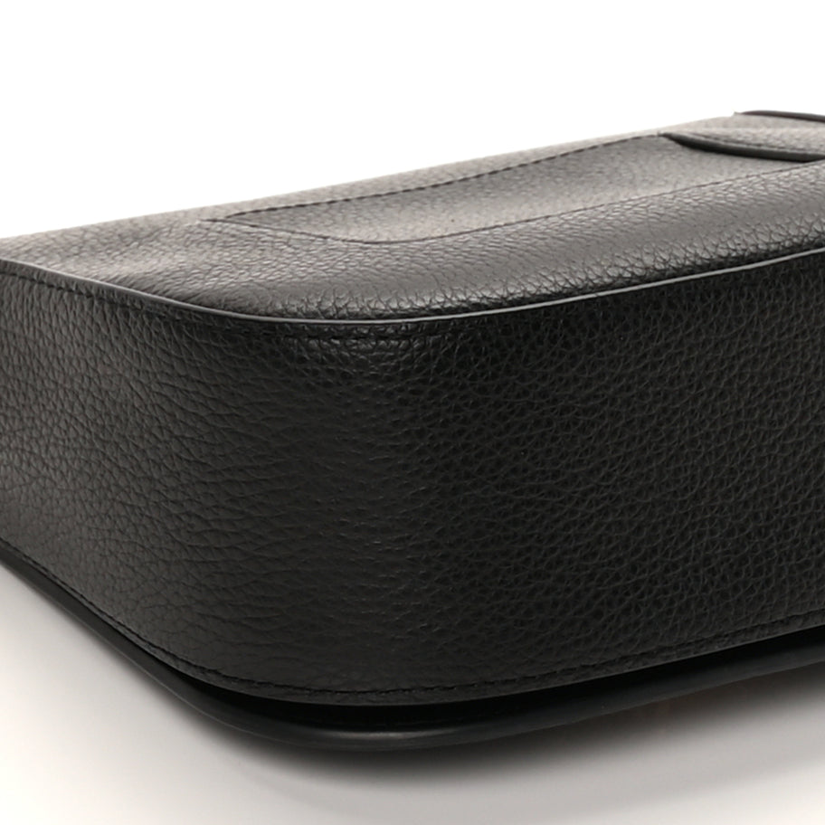 Mulberry Small Classic Grain Calfskin Small Darley Satchel Black Image 7