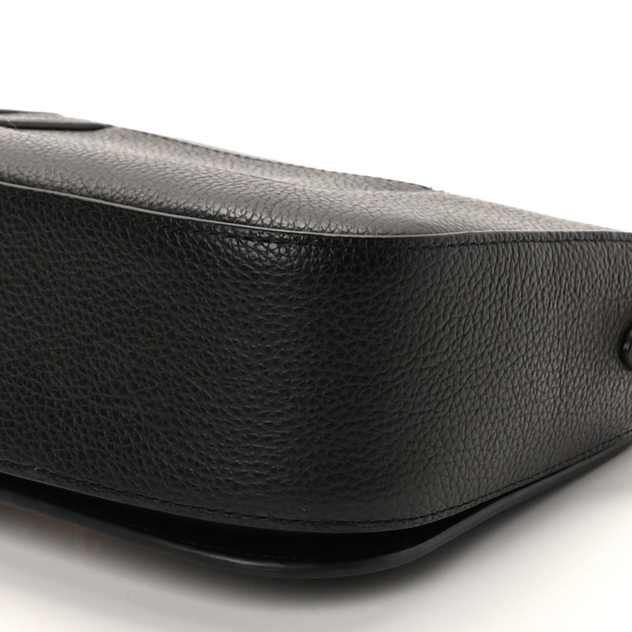 Mulberry Small Classic Grain Calfskin Small Darley Satchel Black Image 8