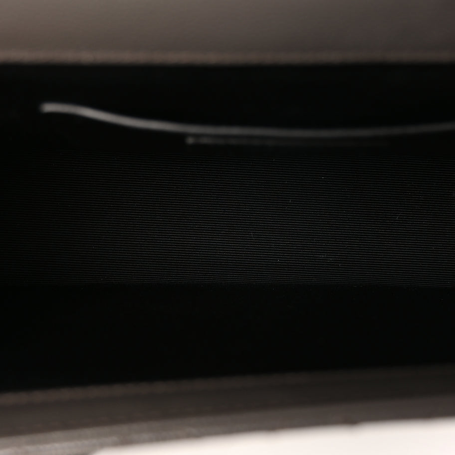 Saint Laurent Grain De Poudre Textured Mixed Matelasse Medium Triquilt Monogram Satchel  Earth Image 4