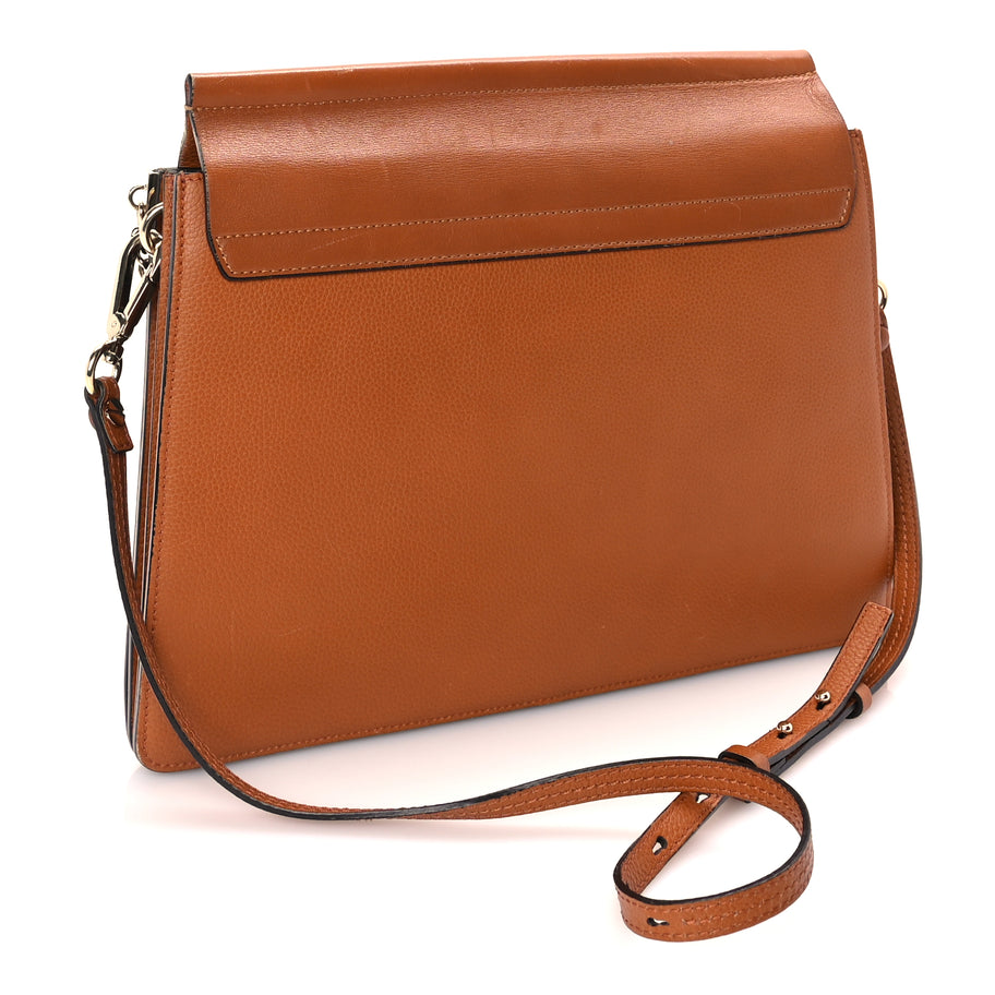 Chloe Calfskin Medium Faye Shoulder Bag  Caramel Image 2