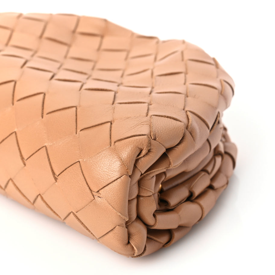 Bottega Veneta Nappa Intrecciato The Mini Pouch Almond Image 8
