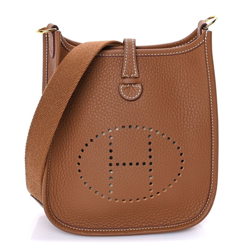  Hermes Taurillon Clemence Evelyne TPM Gold