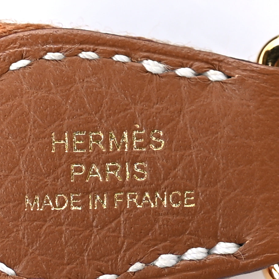 Hermes Taurillon Clemence Evelyne TPM Gold Image 5