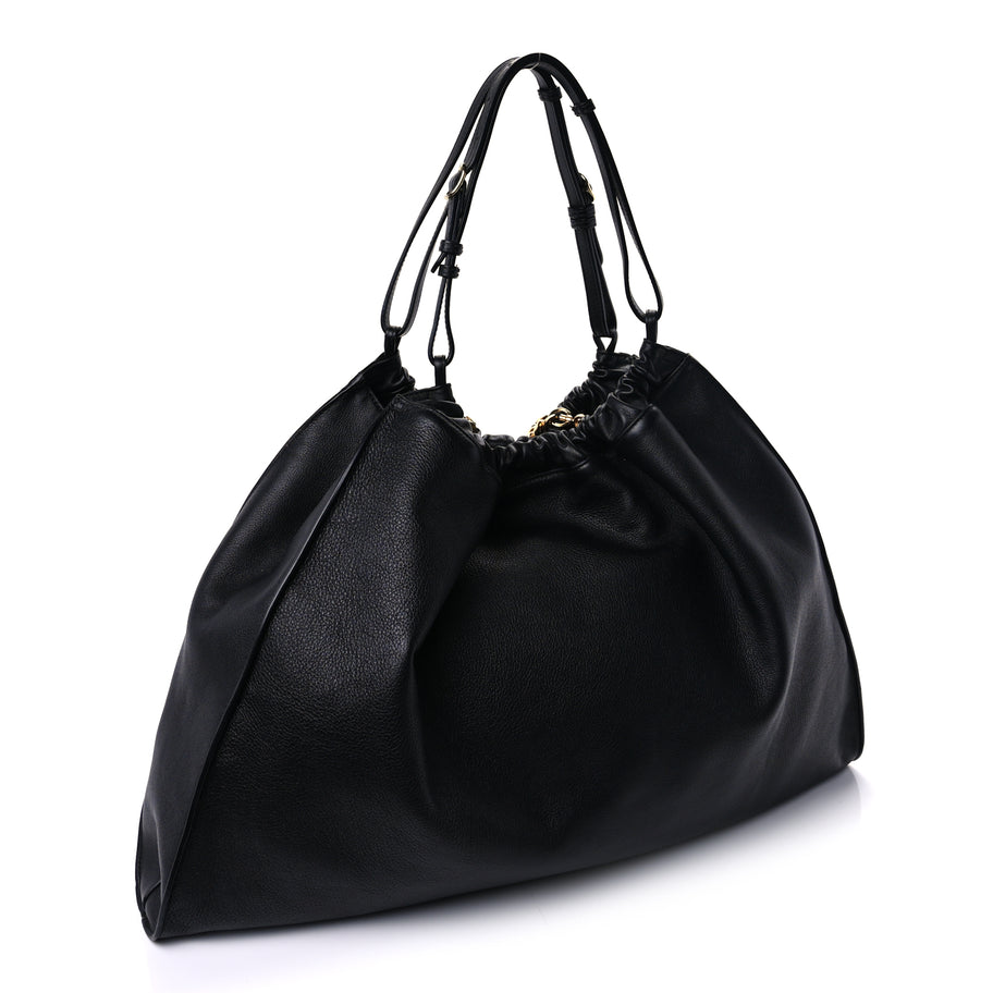 Gucci Calfskin Large Blondie Tote Black Image 2