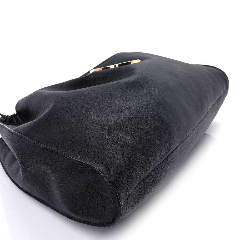 Gucci Calfskin Large Blondie Tote Black Image 7