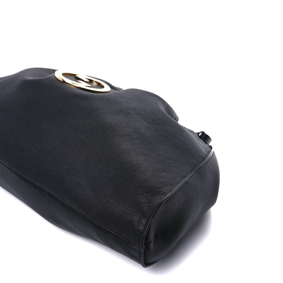 Gucci Calfskin Large Blondie Tote Black Image 8