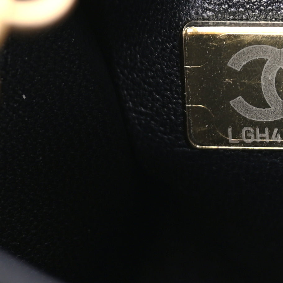 Chanel Velvet Quilted Mini Top Handle Flap  Black Image 6