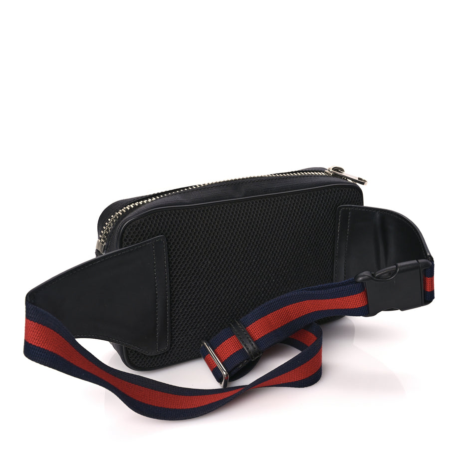 Gucci Soft GG Supreme Monogram Web Belt Bag Black Grey Image 2