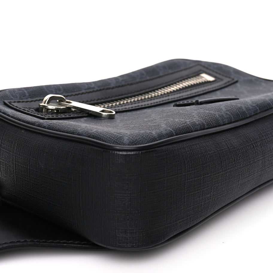 Gucci Soft GG Supreme Monogram Web Belt Bag Black Grey Image 7