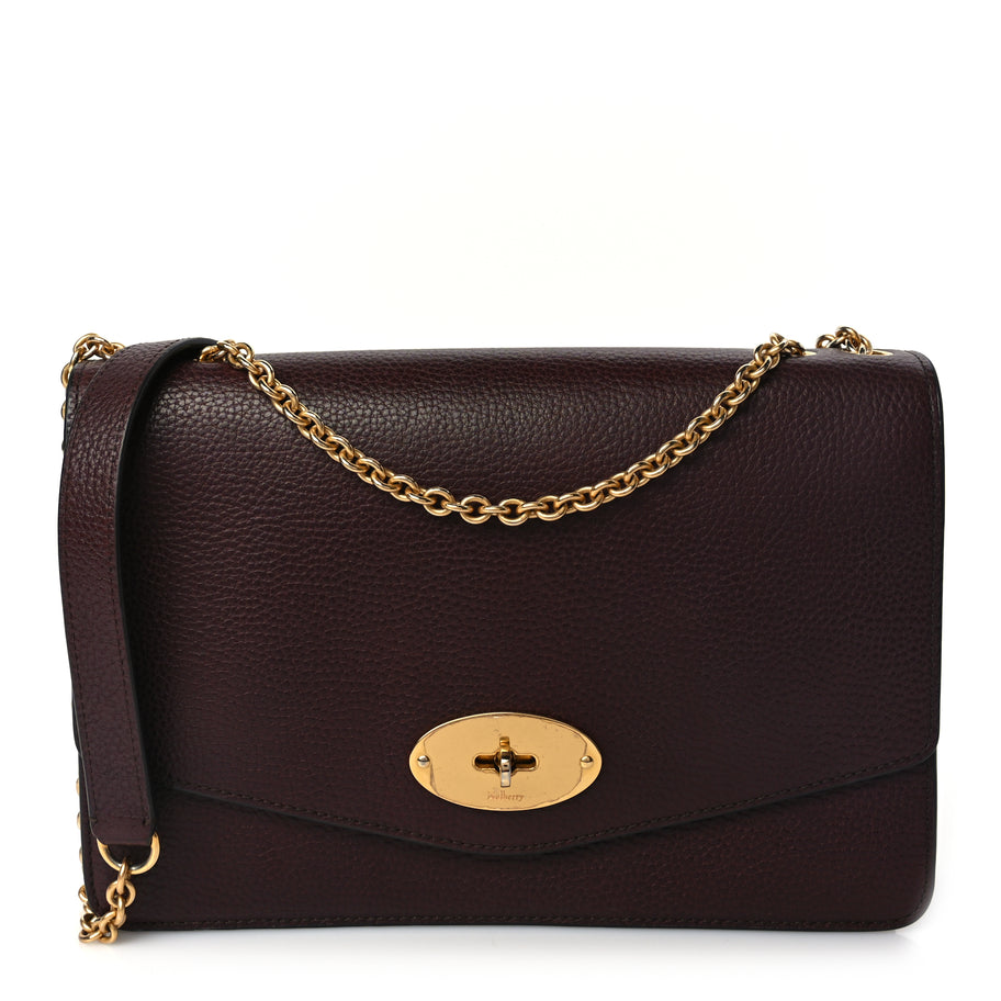 Mulberry Leather Large Darley Oxblood Oxblood Image 1