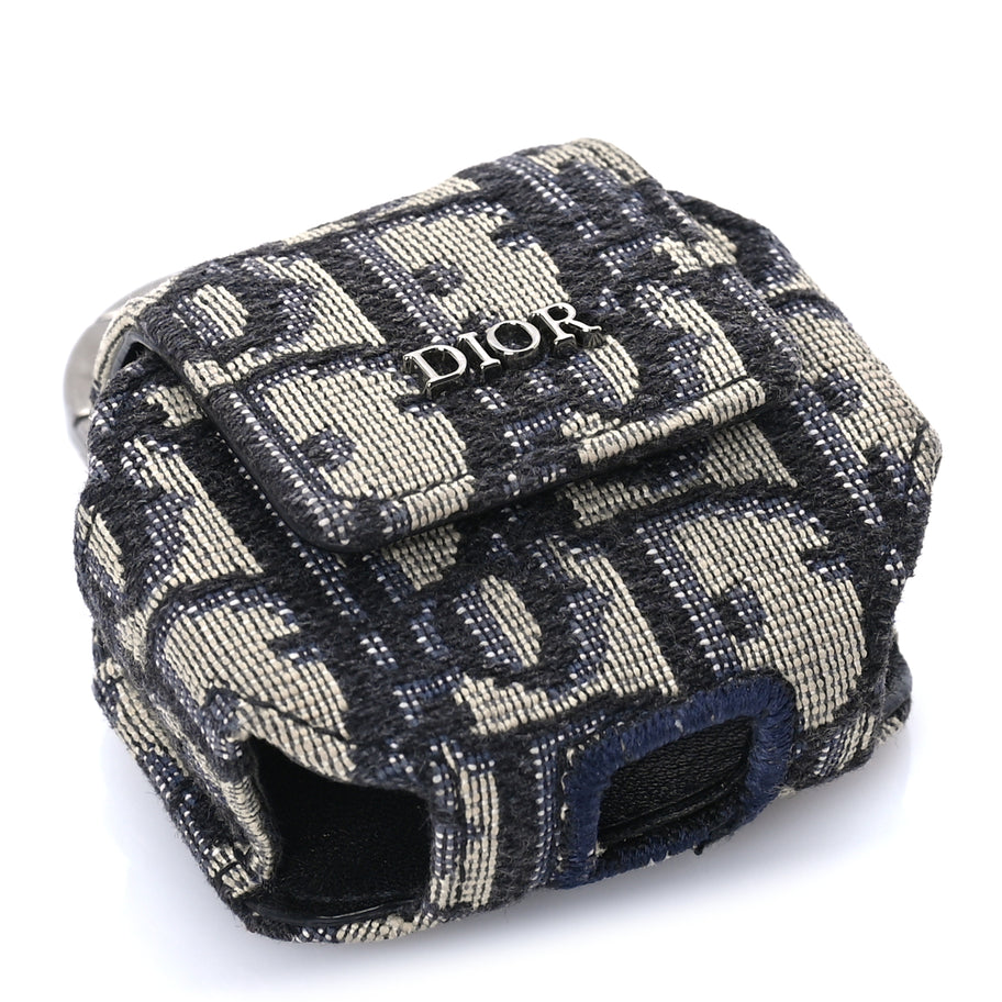 Christian Dior Oblique Airpod Pro Case  Blue Image 5