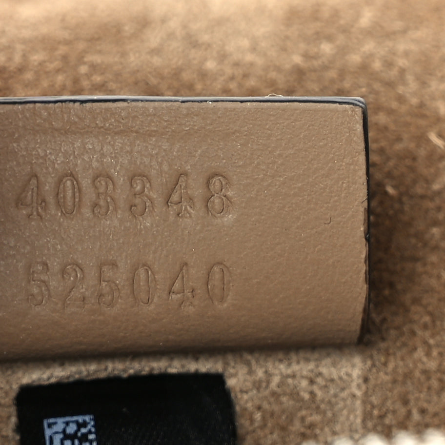 Gucci GG Supreme Monogram Bird And Flowers Embroidered Medium Dionysus Shoulder Bag Taupe Image 6