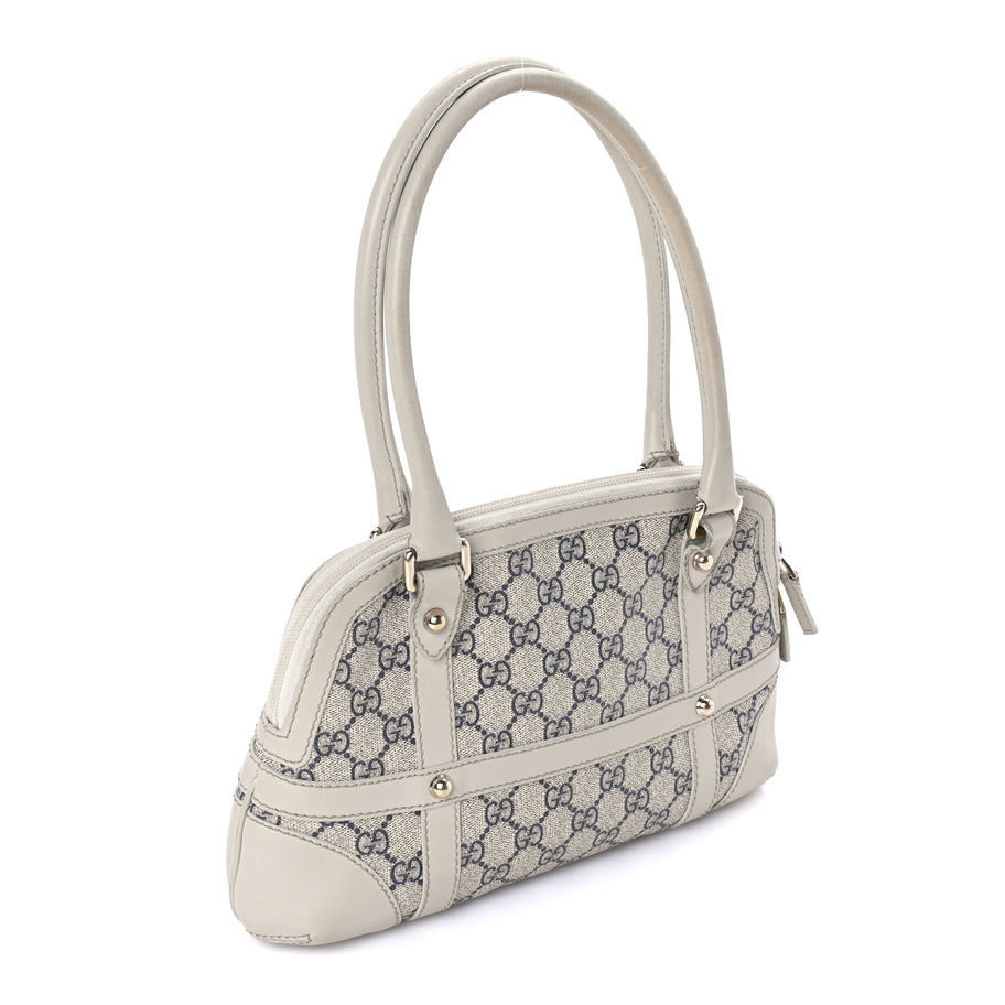 Gucci Monogram Reins Tote Navy Image 2