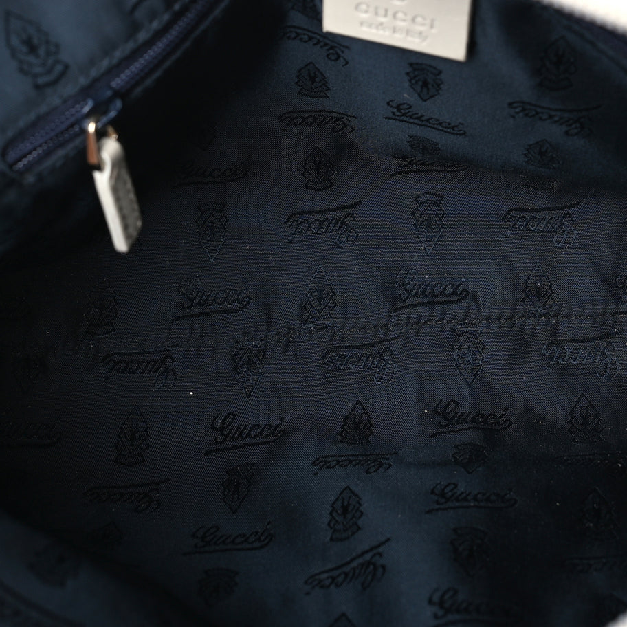 Gucci Monogram Reins Tote Navy Image 4