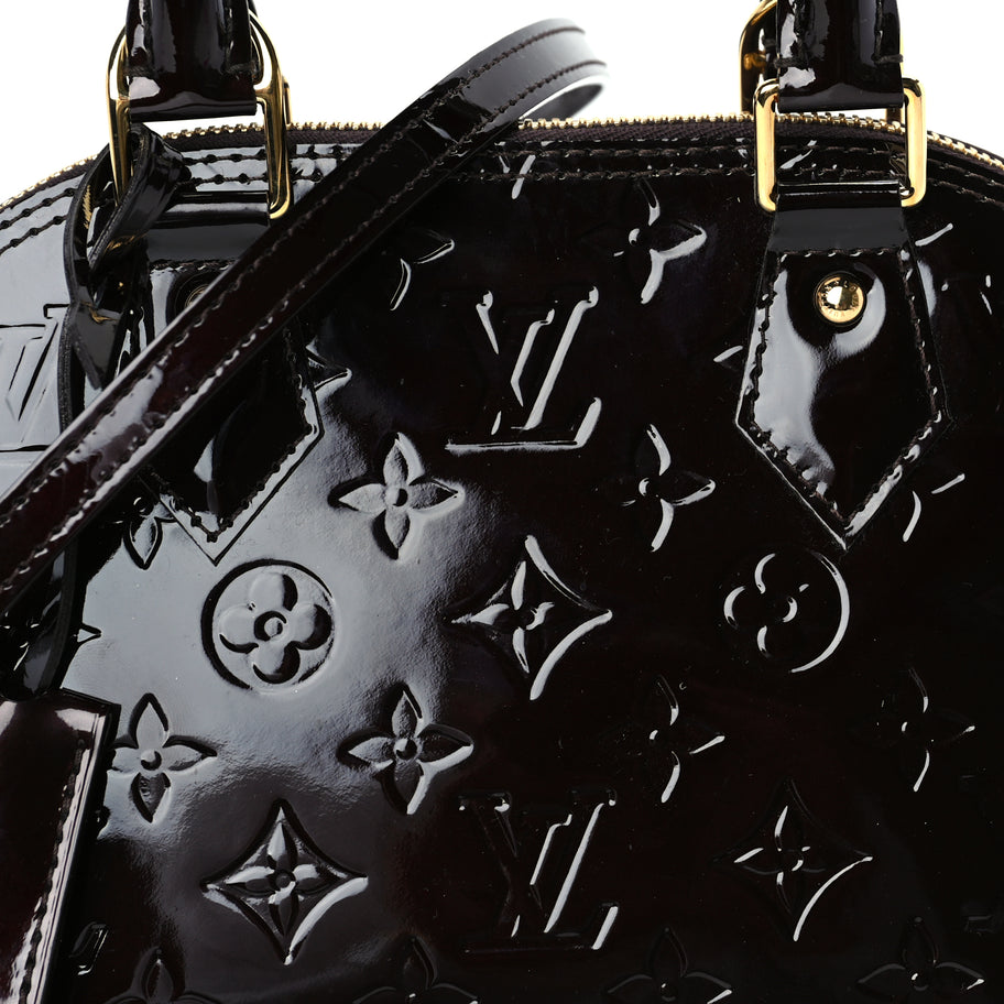 Louis Vuitton Vernis Alma BB Amarante Image 6